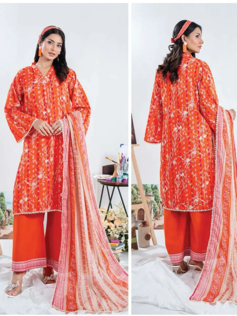 3pcs printed lawn (VA#0059)